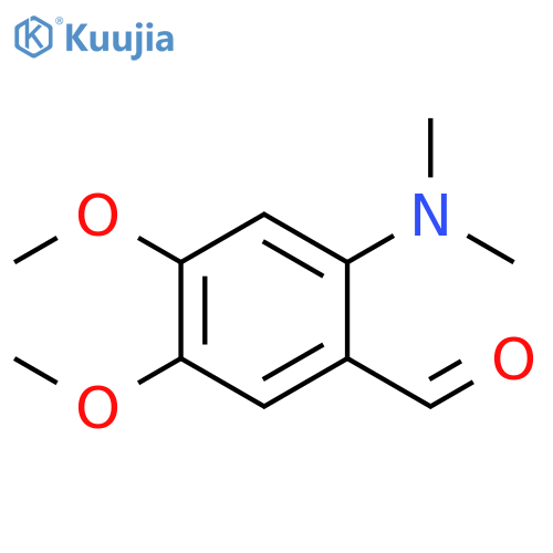 Benzaldehyde, 2-(dimethylamino)-4,5-dimethoxy- structure