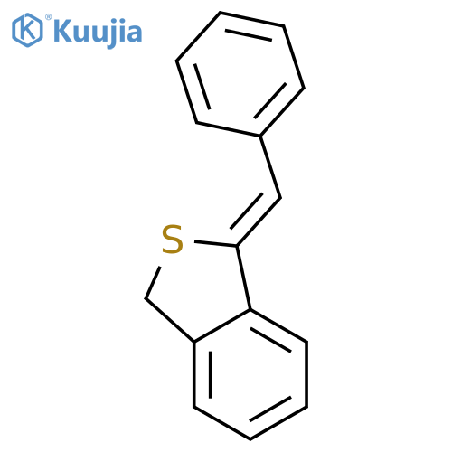 BENZO[C]THIOPHENE, 1,3-DIHYDRO-1-(PHENYLMETHYLENE)- structure