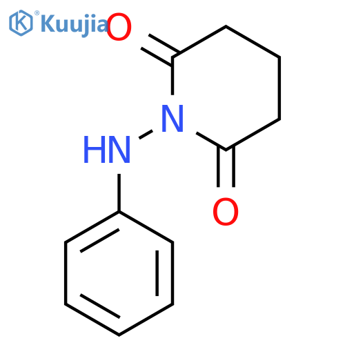 2,6-Piperidinedione, 1-(phenylamino)- structure
