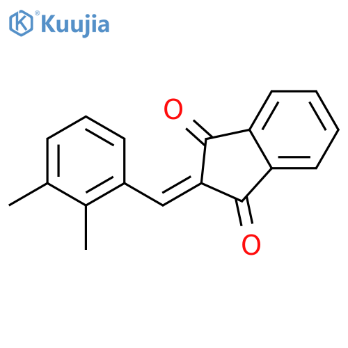 1H-Indene-1,3(2H)-dione, 2-[(dimethylphenyl)methylene]- structure