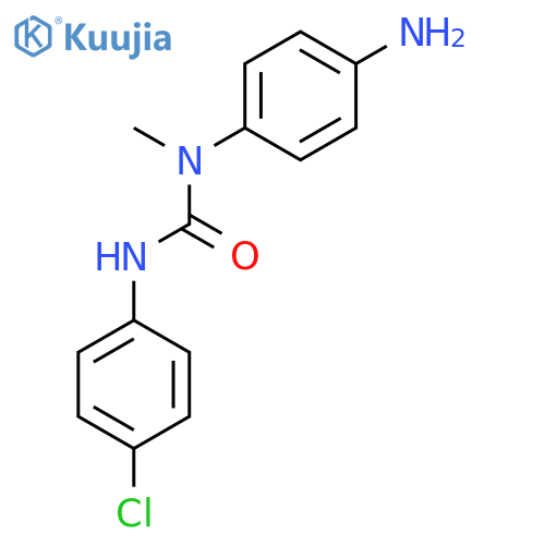 UREA, N-(4-AMINOPHENYL)-N'-(4-CHLOROPHENYL)-N-METHYL- structure