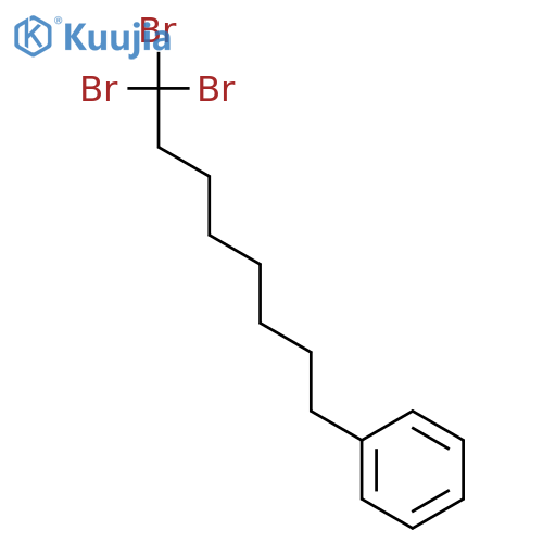 BENZENE, TRIBROMOOCTYL- structure