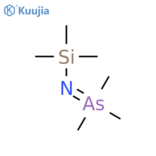 SILANAMINE, 1,1,1-TRIMETHYL-N-(TRIMETHYLARSORANYLIDENE)- structure