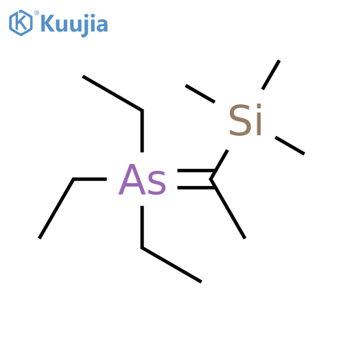Arsorane, triethyl[1-(trimethylsilyl)ethylidene]- structure