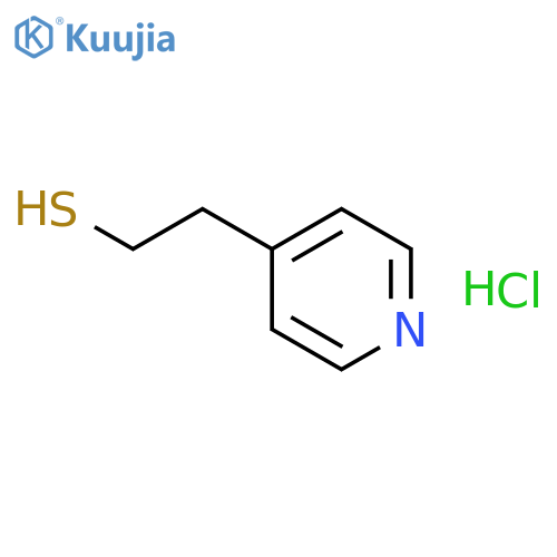 4-Pyridylethylmercaptan, Hydrochloride structure
