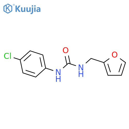 1-(4-chlorophenyl)-3-(furan-2-ylmethyl)urea structure