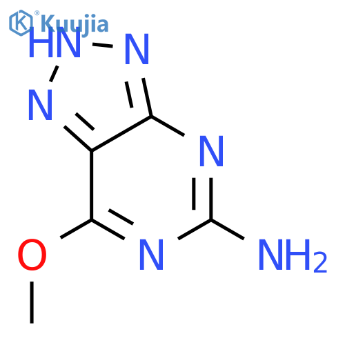 7-methoxy-3H-1,2,3triazolo4,5-dpyrimidin-5-amine structure