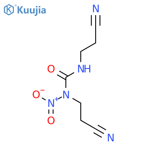 UREA, N,N'-BIS(2-CYANOETHYL)-N-NITRO- structure