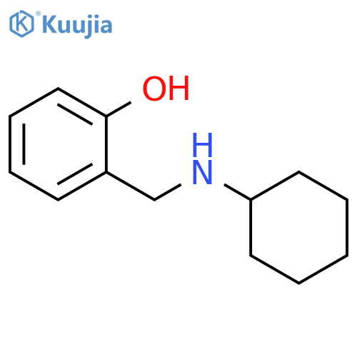 2-(cyclohexylamino)methylphenol structure