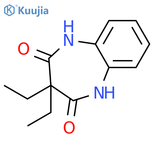 3,3-Diethyl-1H-1,5-benzodiazepine-2,4(3H,5H)-dione structure