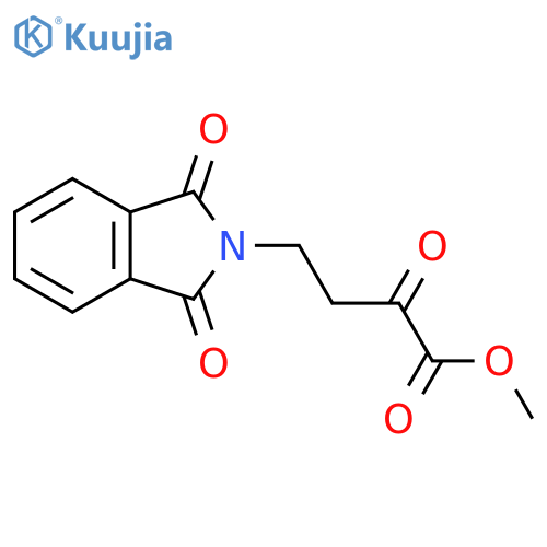 4-(1,3-Dioxo-1,3-dihydro-isoindol-2-YL)-2-oxo-butyric acid methyl ester structure