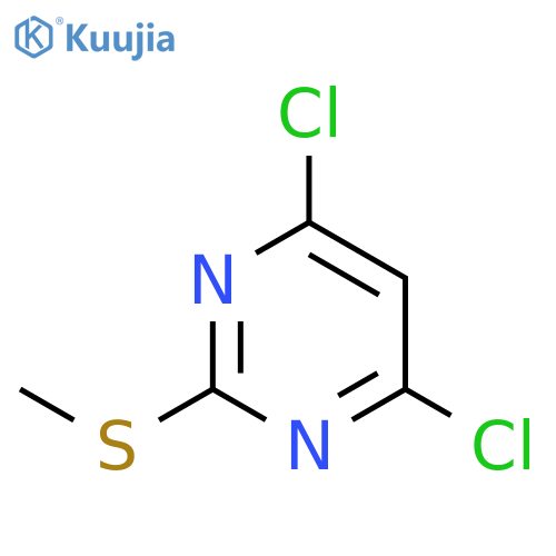 4,6-Dichloro-2-(methylthio)pyrimidine structure