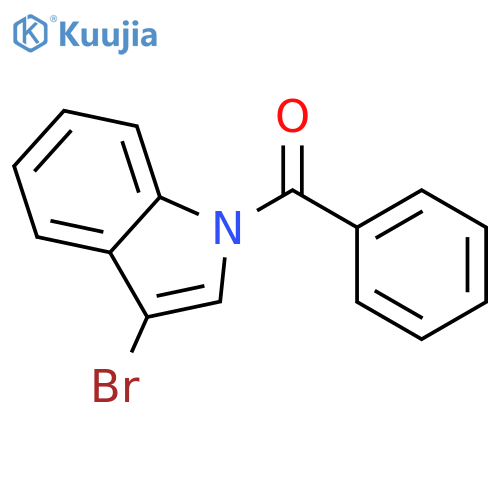 (3-Bromo-1H-indol-1-yl)(phenyl)methanone structure