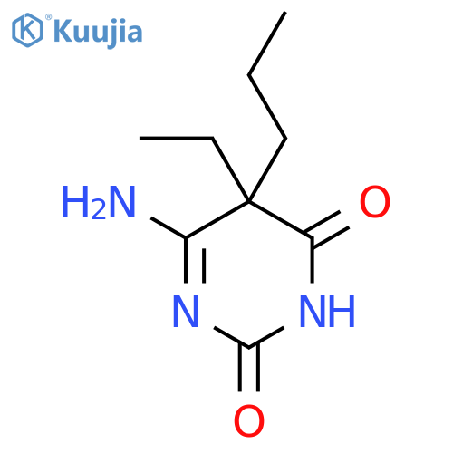2,4(3H,5H)-Pyrimidinedione,6-amino-5-ethyl-5-propyl- structure