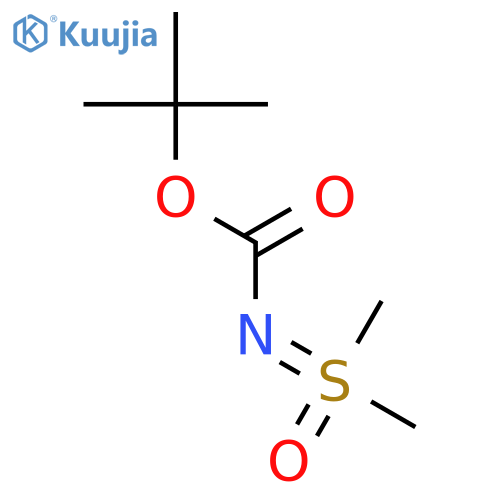 tert-butyl N-dimethyl(oxo)-lambda6-sulfanylidenecarbamate structure