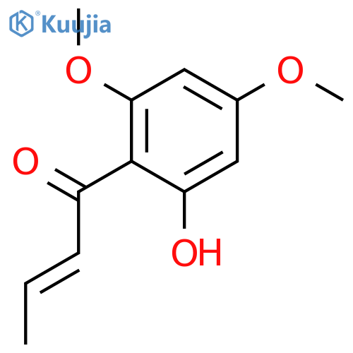 1-(6-Hydroxy-2,4-dimethoxyphenyl)-2-butene-1-one structure