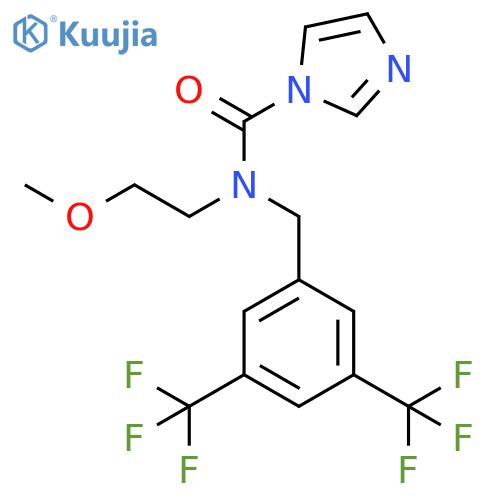 1H-Imidazole-1-carboxamide,N-[[3,5-bis(trifluoromethyl)phenyl]methyl]-N-(2-methoxyethyl)- structure