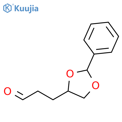 1,3-Dioxolane-4-propanal, 2-phenyl- structure