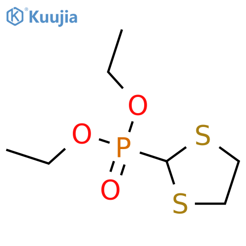 Phosphonic acid, 1,3-dithiolan-2-yl-, diethyl ester structure
