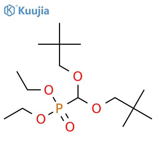 PHOSPHONIC ACID, [BIS(2,2-DIMETHYLPROPOXY)METHYL]-, DIETHYL ESTER structure