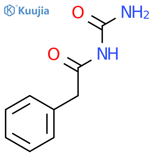 Benzeneacetamide,N-(aminocarbonyl)- structure