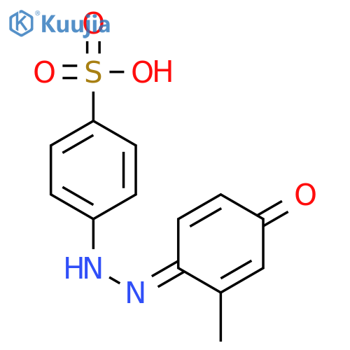 Sodium;4-[(2z)-2-(2-methyl-4-oxocyclohexa-2,5-dien-1-ylidene)hydrazinyl]benzenesulfonic Acid structure
