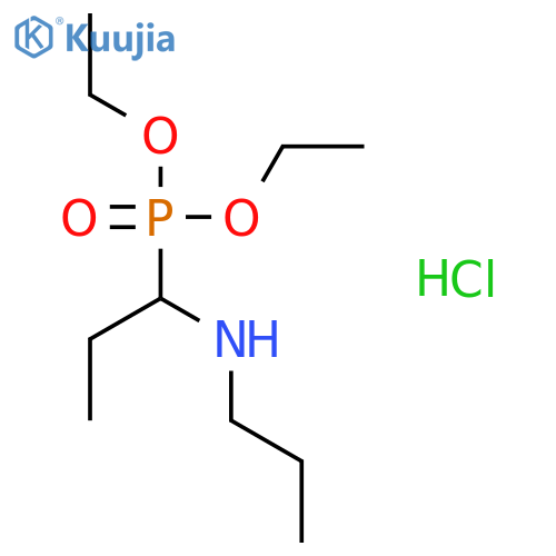 PHOSPHONIC ACID, [1-(PROPYLAMINO)PROPYL]-, DIETHYL ESTER, HYDROCHLORIDE structure