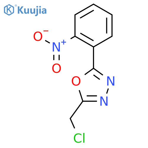 1,3,4-Oxadiazole 2-(chloromethyl)-5-(2-nitrophenyl) structure