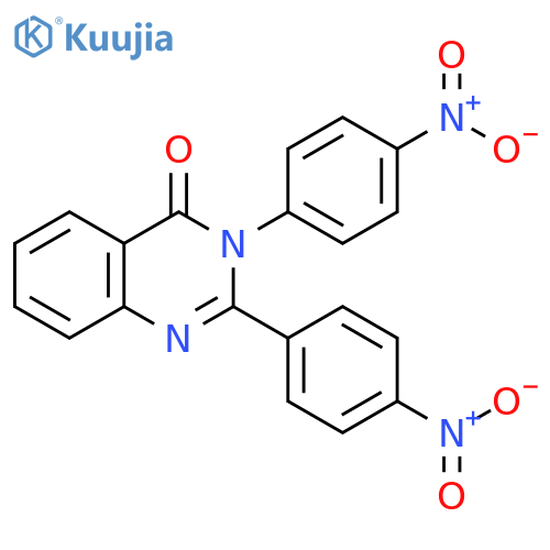 4(3H)-Quinazolinone, 2,3-bis(4-nitrophenyl)- structure
