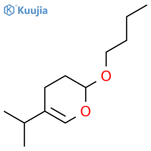2H-Pyran, 2-butoxy-3,4-dihydro-5-(1-methylethyl)- structure
