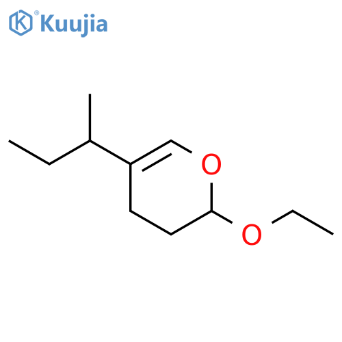 2H-Pyran, 2-ethoxy-3,4-dihydro-5-(1-methylpropyl)- structure