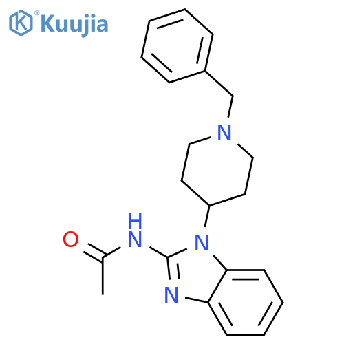 ACETAMIDE, N-[1-[1-(PHENYLMETHYL)-4-PIPERIDINYL]-1H-BENZIMIDAZOL-2-YL]- structure