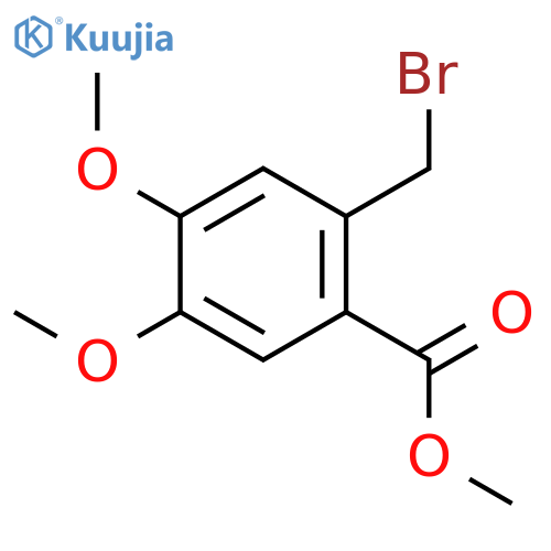 Methyl 2-(bromomethyl)-4,5-dimethoxybenzoate structure
