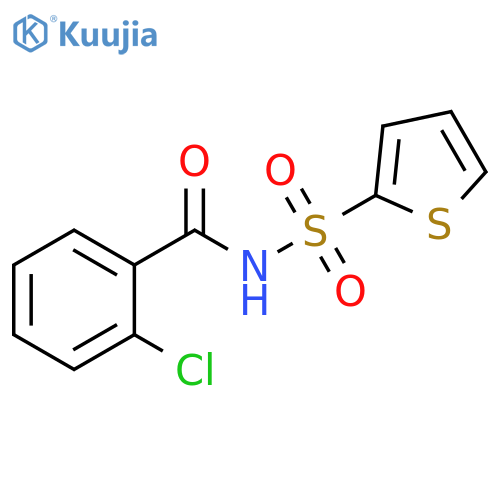2-chloro-N-(thiophene-2-sulfonyl)benzamide structure