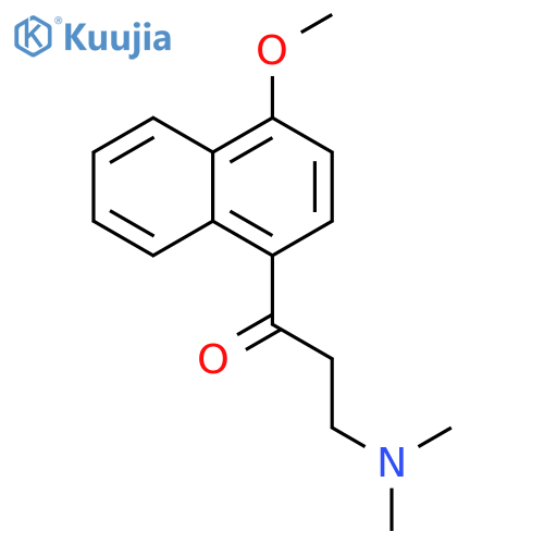 1-Propanone, 3-(dimethylamino)-1-(4-methoxy-1-naphthalenyl)- structure