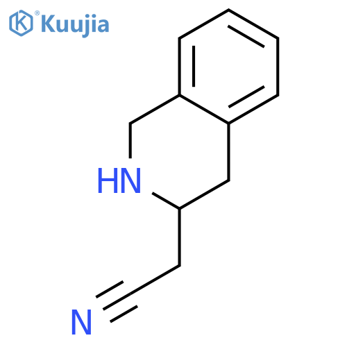 3-Isoquinolineacetonitrile, 1,2,3,4-tetrahydro- structure