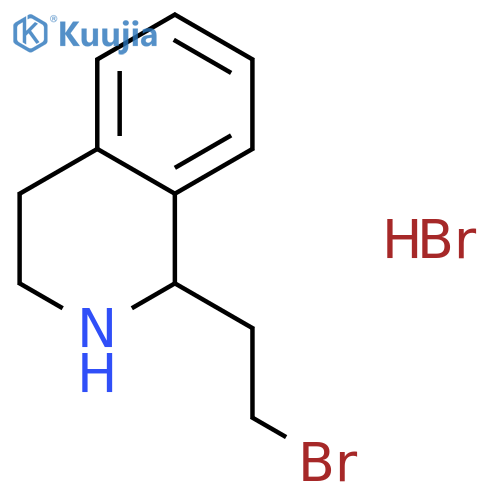 Isoquinoline, 1-(2-bromoethyl)-1,2,3,4-tetrahydro-, hydrobromide structure