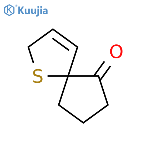 1-Thiaspiro[4.4]non-3-en-6-one,(-)-(9CI) structure