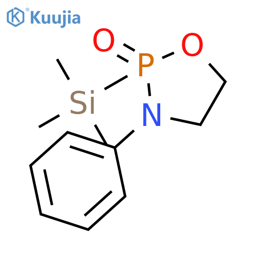 1,3,2-OXAZAPHOSPHOLIDINE, 3-PHENYL-2-(TRIMETHYLSILYL)-, 2-OXIDE structure