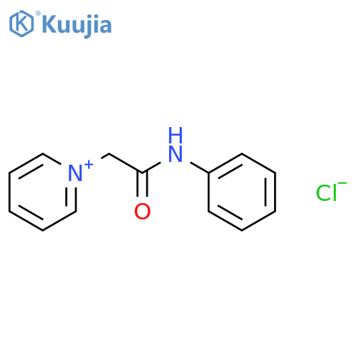 Pyridinium, 1-[2-oxo-2-(phenylamino)ethyl]-, chloride structure