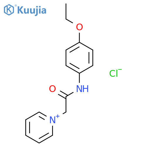 Pyridinium, 1-[2-[(4-ethoxyphenyl)amino]-2-oxoethyl]-, chloride structure