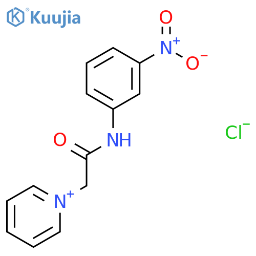 Pyridinium, 1-[2-[(3-nitrophenyl)amino]-2-oxoethyl]-, chloride structure