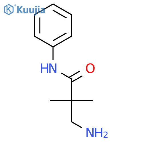 Propanamide, 3-amino-2,2-dimethyl-N-phenyl- structure