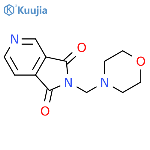 2-(morpholin-4-yl)methyl-1H,2H,3H-pyrrolo3,4-cpyridine-1,3-dione structure