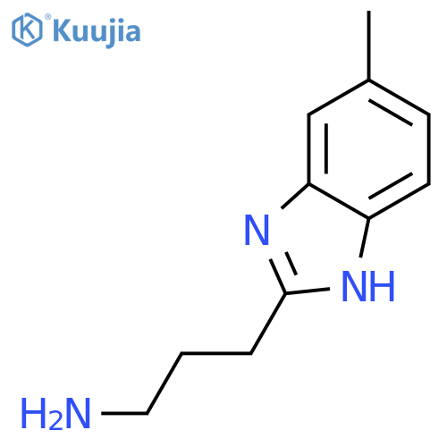 1H-Benzimidazole-2-propanamine,5-methyl-(9CI) structure