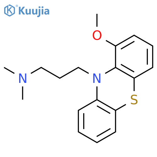 10H-Phenothiazine-10-propanamine, 1-methoxy-N,N-dimethyl- structure