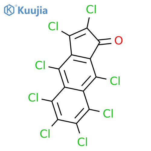 1H-Benz[f]inden-1-one, 2,3,4,5,6,7,8,9-octachloro- structure