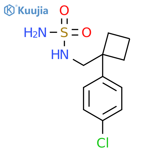 SULFAMIDE, [[1-(4-CHLOROPHENYL)CYCLOBUTYL]METHYL]- structure
