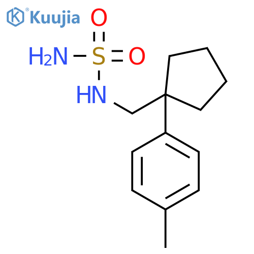 SULFAMIDE, [[1-(4-METHYLPHENYL)CYCLOPENTYL]METHYL]- structure