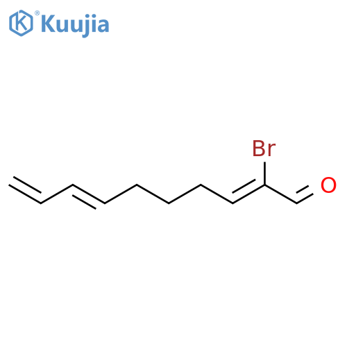2,7,9-Decatrienal, 2-bromo-, (2Z,7E)- structure